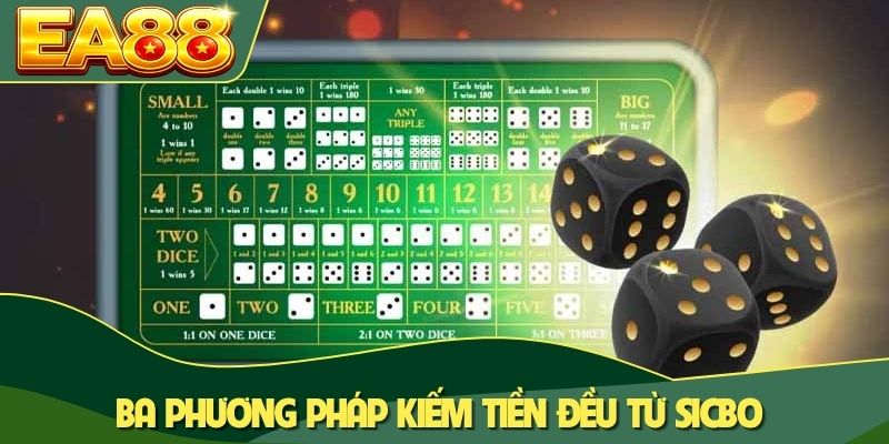 Mẹo Ăn Non Sicbo - Cách Gom Tiền Đều Đặn Mỗi Ngày 3 Ba phương pháp kiếm tiền đều từ Sicbo